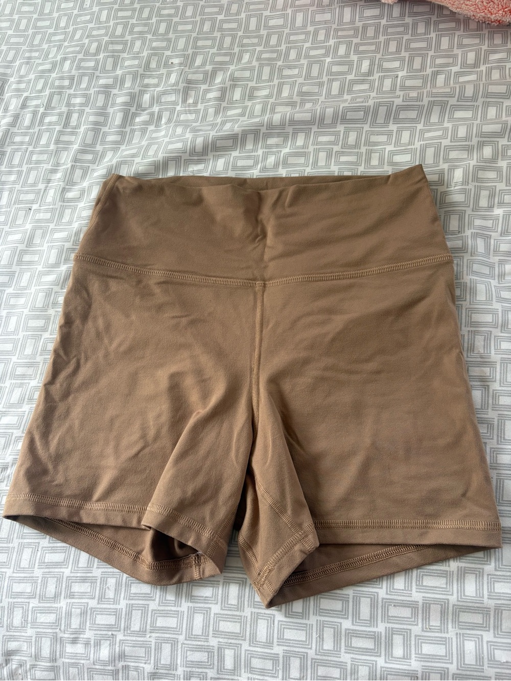 Fleo High-Waist Leggings in Camel Brown